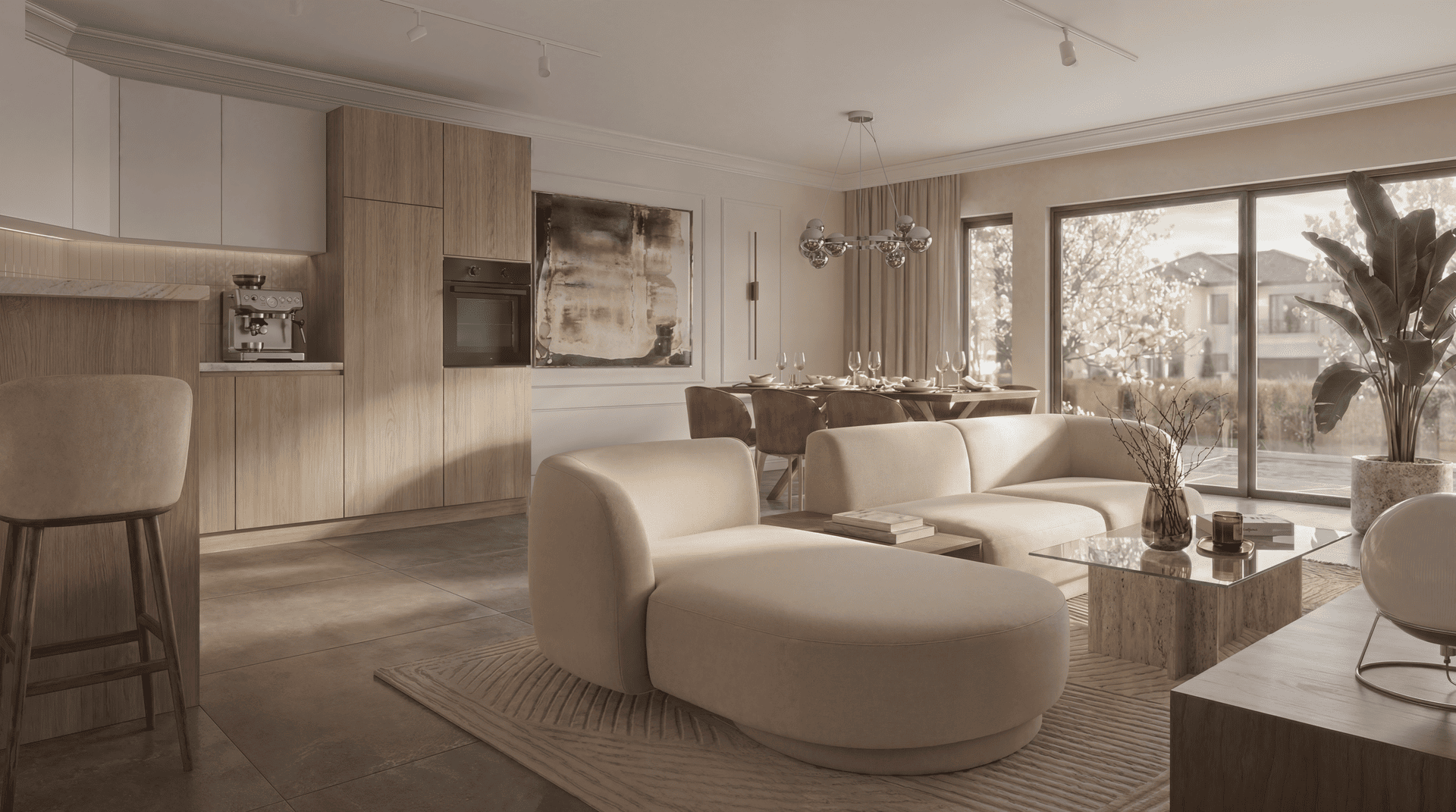 Wohnzimmer, 66 m², Poreč